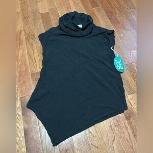 Oh My Gauze! Black Sleeveless Top